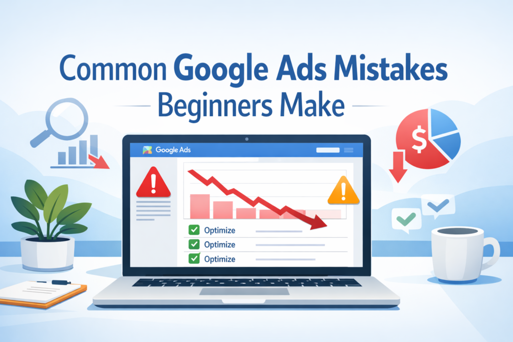 Common Google Ads Mistakes Beginners Make (And How to Fix Them)