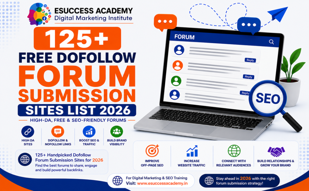 125+ Free Dofollow Forum Submission Sites List 2026